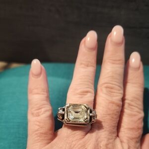 Elegant Silver and Gold Women's Ring